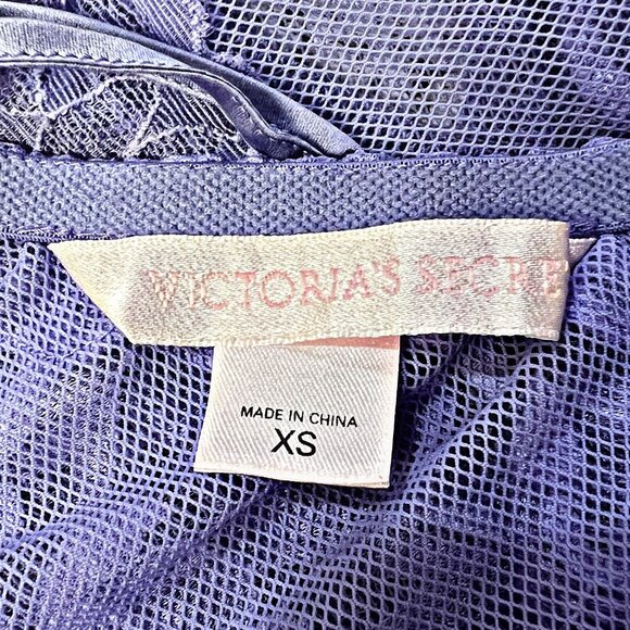 Victoria Secret Mesh Babydoll Lingerie Floral Dress Lace Nightgown Sexy Top XS - Picture 10 of 10